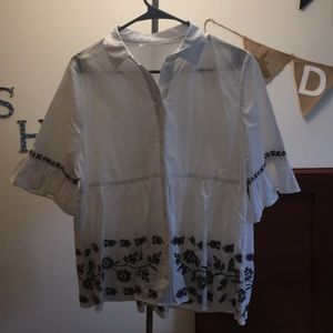 TAKE ANY OFFER! Kate Spade Peplum Button Up